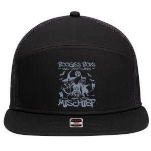 Boogie Skill Craft Cunning Mischief Halloween 7 Panel Mesh Trucker Snapback Hat