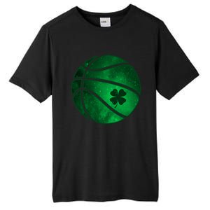 Basketball Shamrock Clover Leaf Pajama St Patrick's Day Gift Tall Fusion ChromaSoft Performance T-Shirt