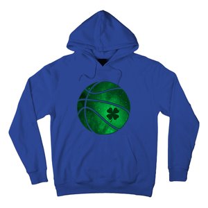 Basketball Shamrock Clover Leaf Pajama St Patrick's Day Gift Hoodie