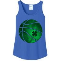 Basketball Shamrock Clover Leaf Pajama St Patrick's Day Gift Ladies Essential Tank