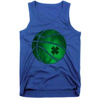 Basketball Shamrock Clover Leaf Pajama St Patrick's Day Gift Tank Top