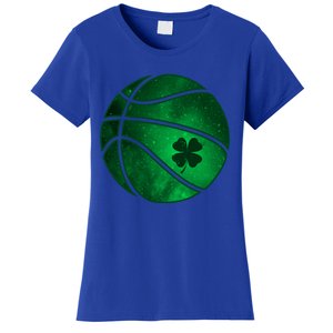 Basketball Shamrock Clover Leaf Pajama St Patrick's Day Gift Women's T-Shirt