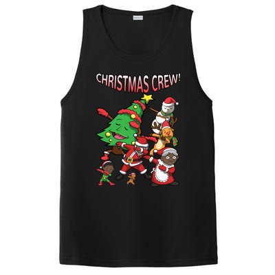 Black Santa Claus Cool Gift African American Christmas Crew Cool Gift PosiCharge Competitor Tank