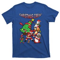 Black Santa Claus Cool Gift African American Christmas Crew Cool Gift T-Shirt