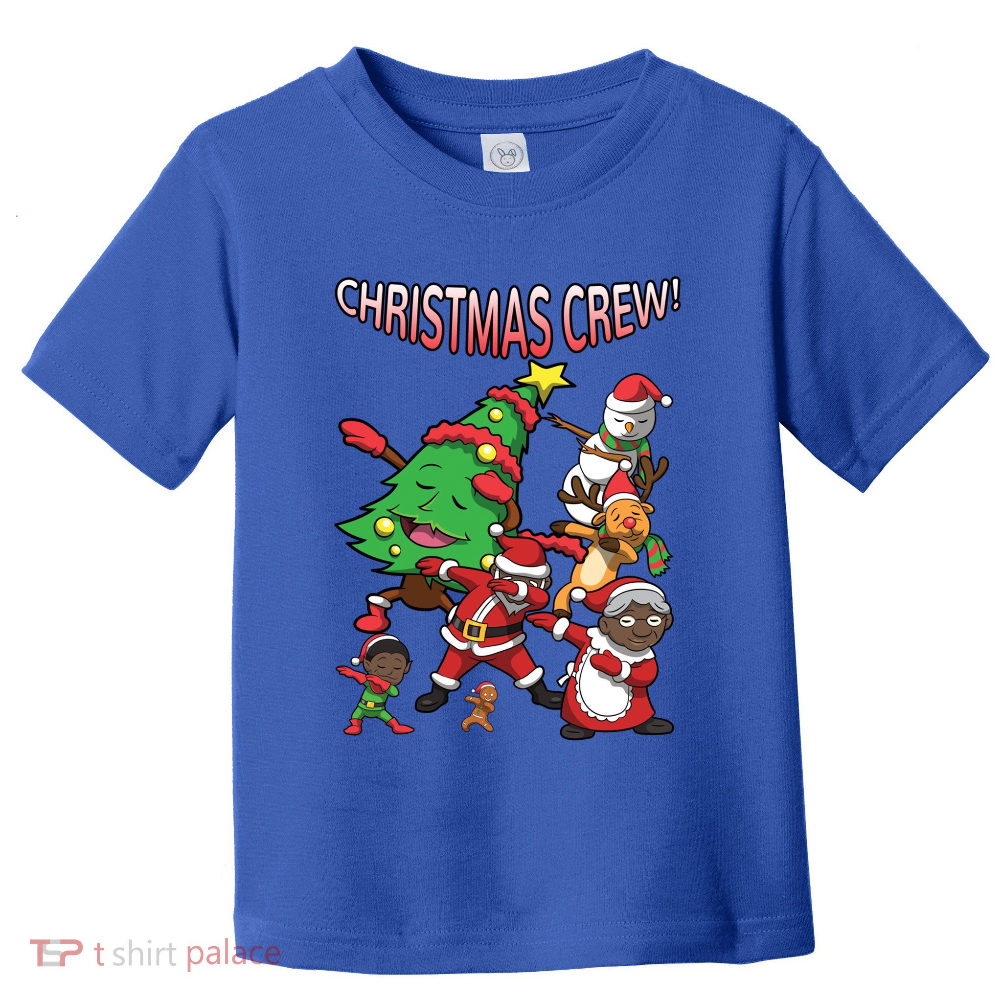 Black Santa Claus Cool Gift African American Christmas Crew Cool Gift Toddler T-Shirt