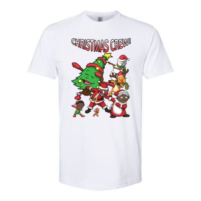 Black Santa Claus Cool Gift African American Christmas Crew Cool Gift Softstyle CVC T-Shirt