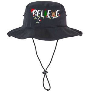 Believe Santa Claus Reindeer Christmas Festive Legacy Cool Fit Booney Bucket Hat