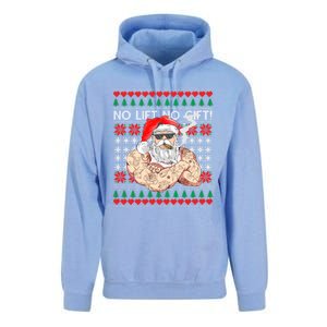 Bad Santa Claus Ugly Christmas Sweater No Lift No Gift Xmas Great Gift Unisex Surf Hoodie