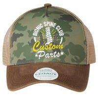 Bionic Spine Club Customs Parts Funny Back Surgery Recovery Legacy Tie Dye Trucker Hat