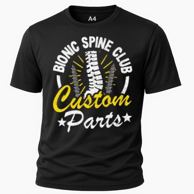 Bionic Spine Club Customs Parts Funny Back Surgery Recovery Performance Shirt