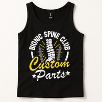 Bionic Spine Club Customs Parts Funny Back Surgery Recovery Tank Top