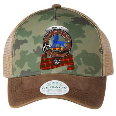 Bruce Scottish Clan Badge & Tartan Legacy Tie Dye Trucker Hat