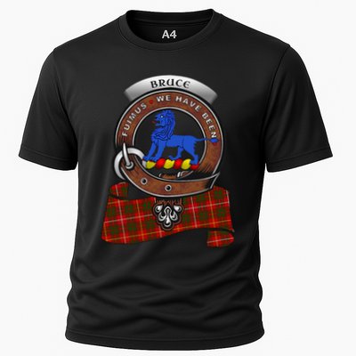 Bruce Scottish Clan Badge & Tartan Performance Shirt