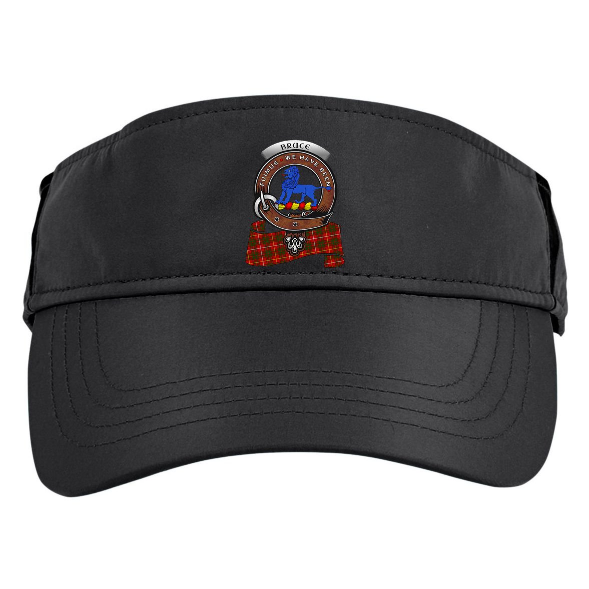 Bruce Scottish Clan Badge & Tartan Adult Drive Performance Visor