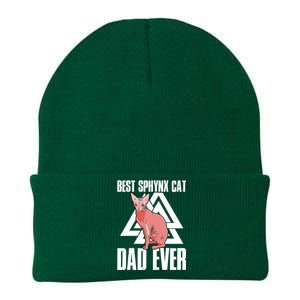 Best Sphynx Cat Dad Ever Great Gift Knit Cap Winter Beanie