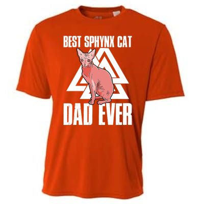 Best Sphynx Cat Dad Ever Great Gift Cooling Performance Crew T-Shirt