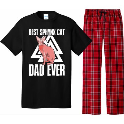 Best Sphynx Cat Dad Ever Great Gift Pajama Set