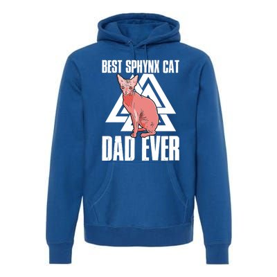 Best Sphynx Cat Dad Ever Great Gift Premium Hoodie