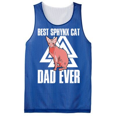 Best Sphynx Cat Dad Ever Great Gift Mesh Reversible Basketball Jersey Tank