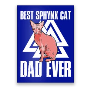 Best Sphynx Cat Dad Ever Great Gift Poster