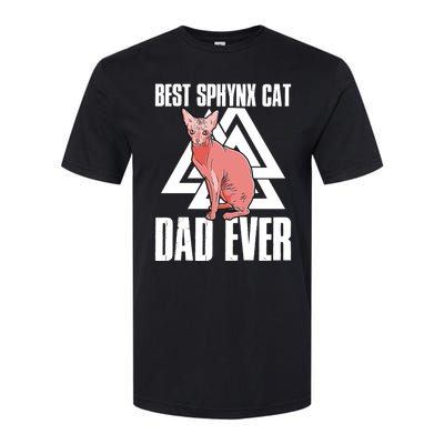 Best Sphynx Cat Dad Ever Great Gift Softstyle CVC T-Shirt