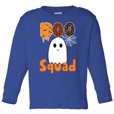 Boo Squad Cute Halloween Cool Gift Toddler Long Sleeve Shirt