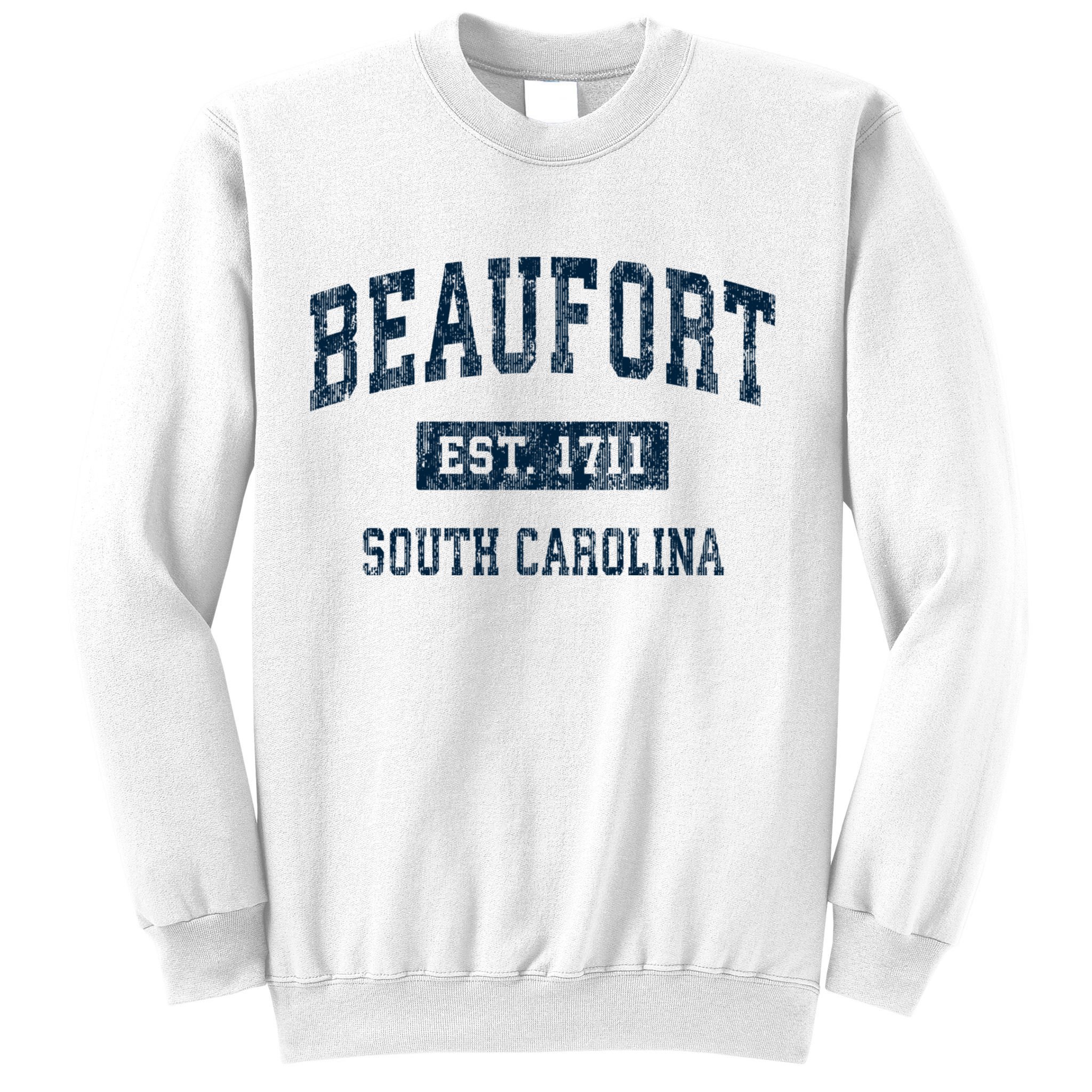 Beaufort South Carolina Sc Vintage Sports Sweatshirt
