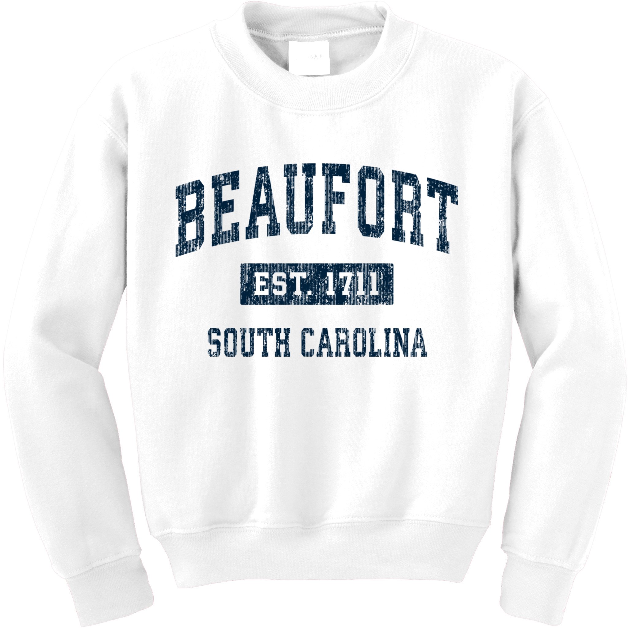 Beaufort South Carolina Sc Vintage Sports Kids Sweatshirt