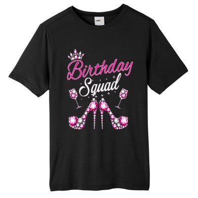 Birthday Squad Crown Elegant Design Diva Squad Women Tall Fusion ChromaSoft Performance T-Shirt