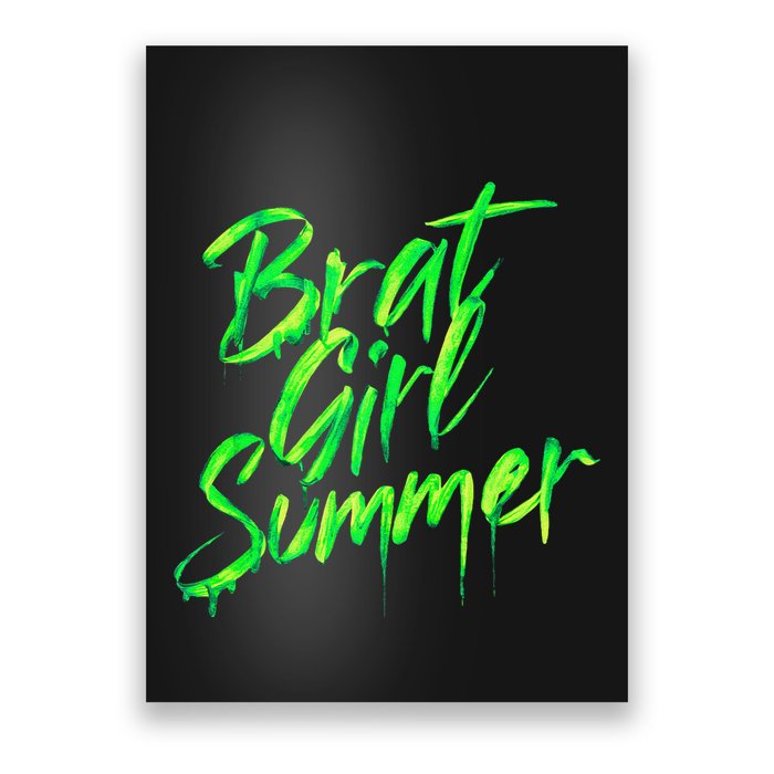 Brat Summer Cute Retro Summer Poster