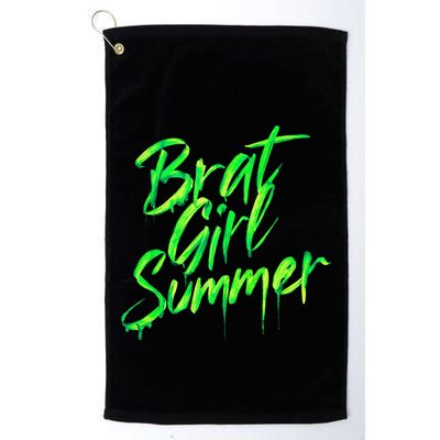 Brat Summer Cute Retro Summer Golf Towel