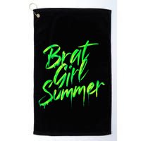 Brat Summer Cute Retro Summer Golf Towel