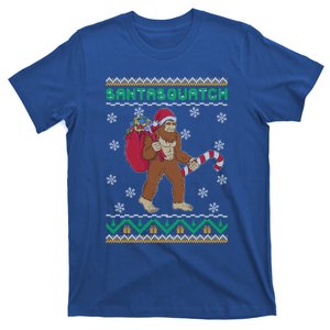 Believe Santa Christmas Funny Squatch Sasquatch Santasquatch Great Gift T-Shirt