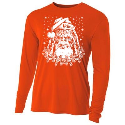 Bigfoot Santa Claus Cooling Performance Long Sleeve Crew