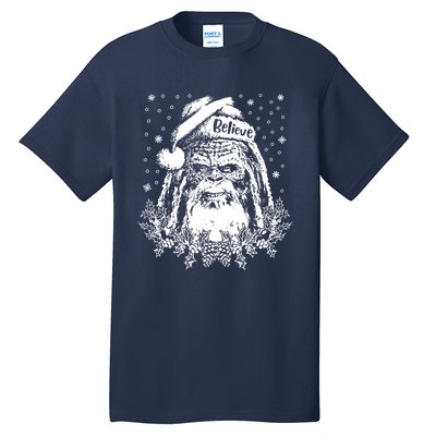 Bigfoot Santa Claus Tall T-Shirt