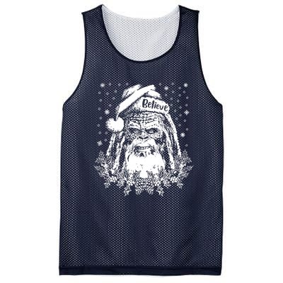 Bigfoot Santa Claus Mesh Reversible Basketball Jersey Tank