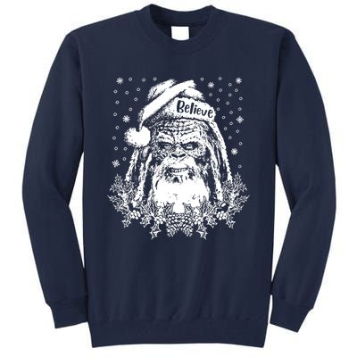 Bigfoot Santa Claus Tall Sweatshirt