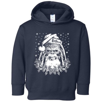 Bigfoot Santa Claus Toddler Hoodie