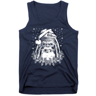 Bigfoot Santa Claus Tank Top