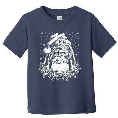 Bigfoot Santa Claus Toddler T-Shirt