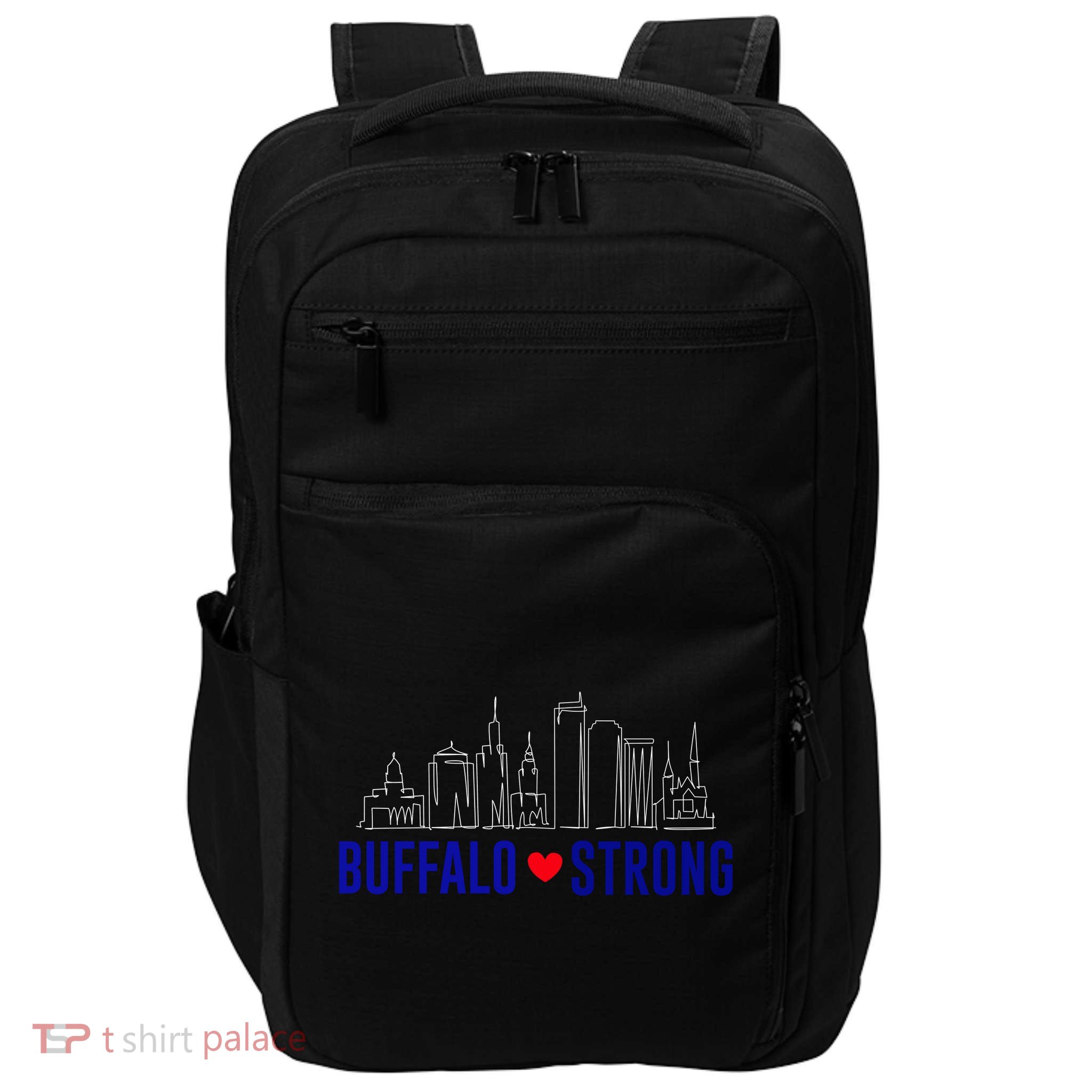 Buffalo Strong City Of Good Neighbors Pray For Buffalo Impact Tech Backpack