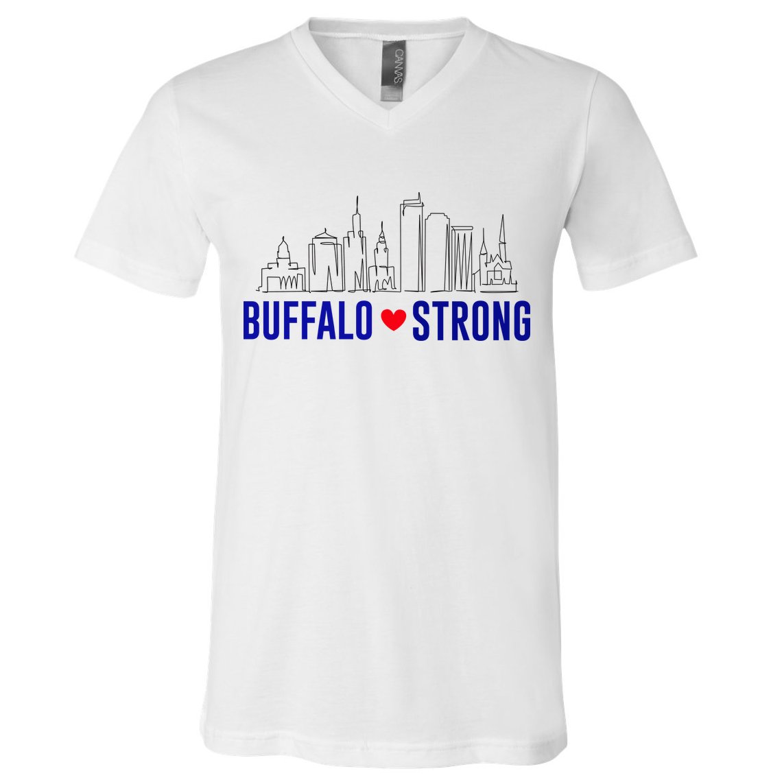 Buffalo Strong City Of Good Neighbors Pray For Buffalo V-Neck T-Shirt