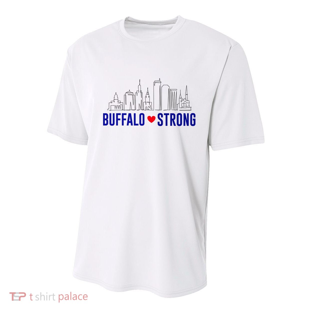 Buffalo Strong City Of Good Neighbors Pray For Buffalo Youth Performance Sprint T-Shirt