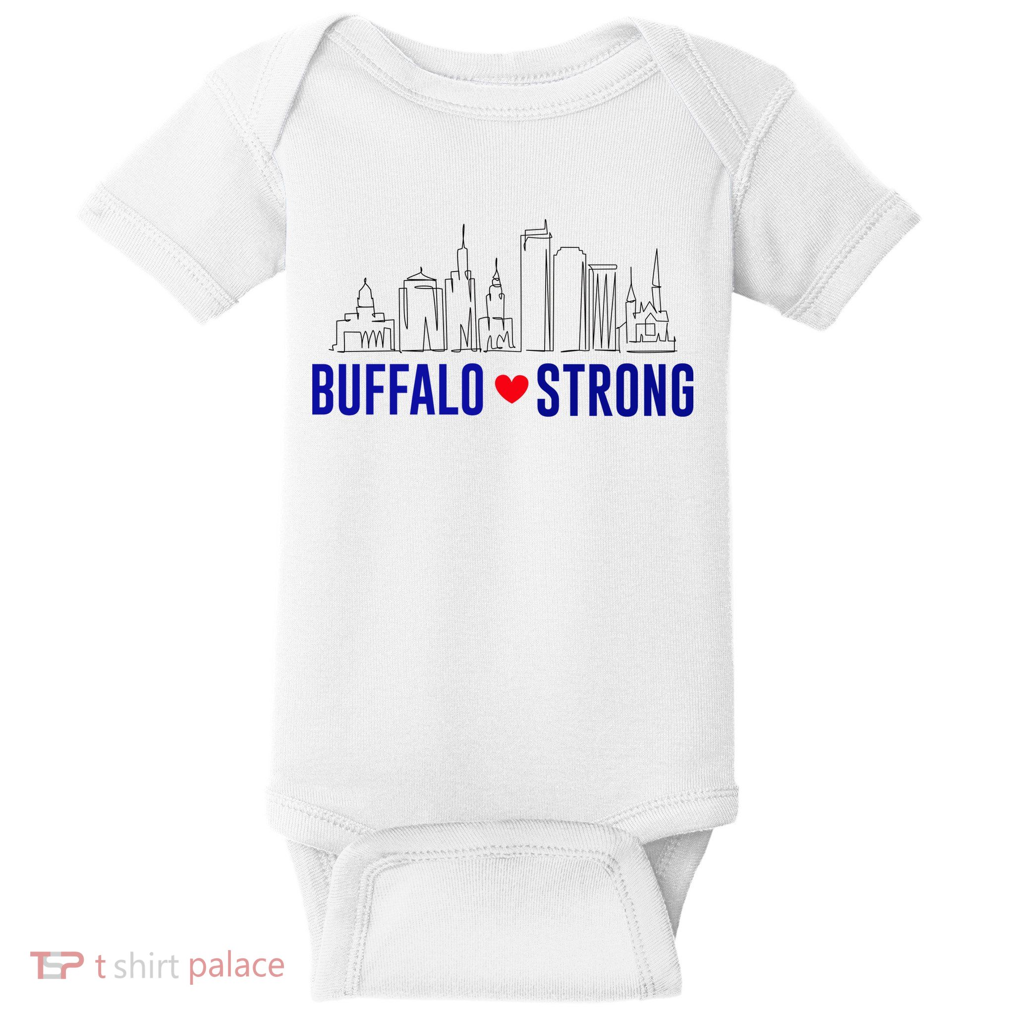 Buffalo Strong City Of Good Neighbors Pray For Buffalo Baby Bodysuit