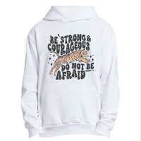 Be Strong Courageous Tiger Christian Religious Urban Pullover Hoodie