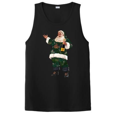 Boujee Santa Champagne Luxe Santa Funny Christmas PosiCharge Competitor Tank