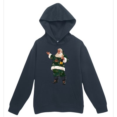 Boujee Santa Champagne Luxe Santa Funny Christmas Urban Pullover Hoodie