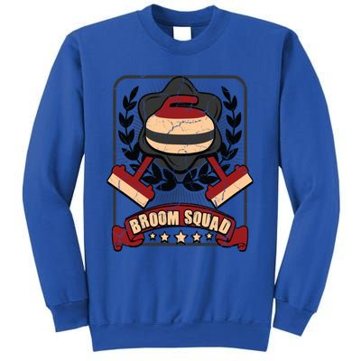 Broom Squad Curling Meaningful Gift Winter Sports Curler Funny Gift Sweatshirt