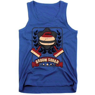 Broom Squad Curling Meaningful Gift Winter Sports Curler Funny Gift Tank Top