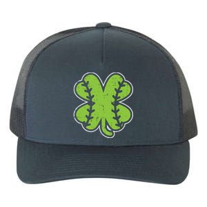 Baseball Shamrock Clover St Patricks Day Lucky Sports Gift Yupoong Adult 5-Panel Trucker Hat